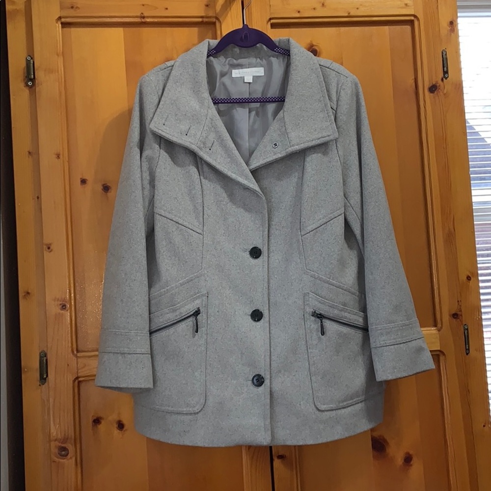 Grey Pea Coat